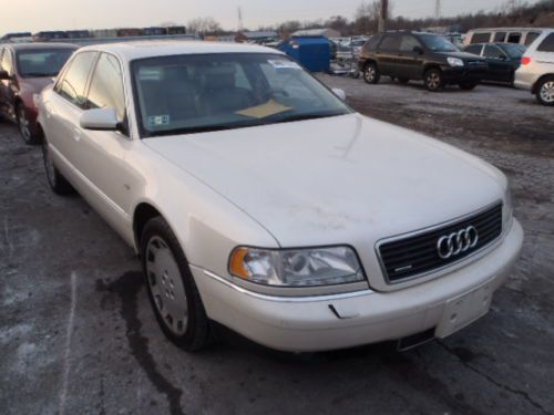 2001 audi a8l a8 104k salvage title rear damage rebuildable