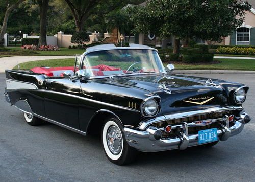 Low mile complete restoration - 1957 chevrolet bel air convertible - 41k mi