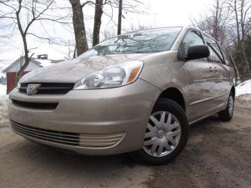 04 toyota sienna le fwd power windows locks sliding door 1-owner