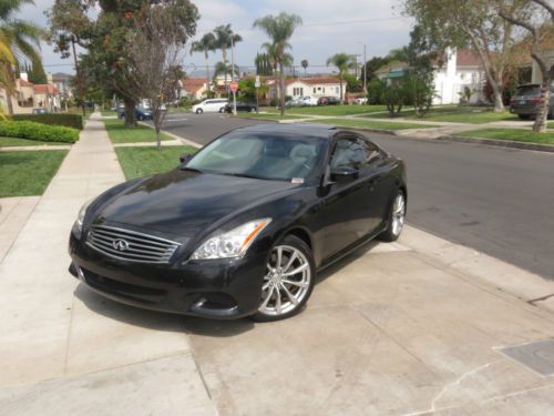 Hot sharp no reserve 2008 infiniti g37 s manual sport coupe loaded navigation