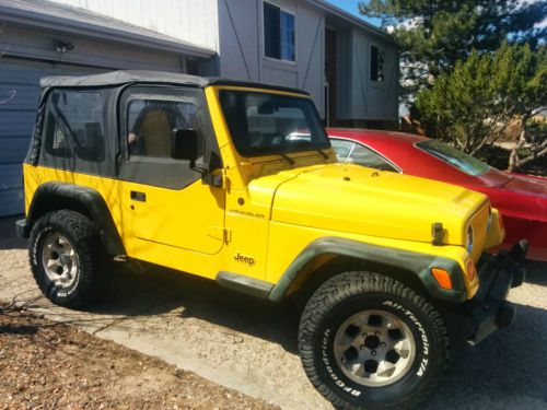 2002 jeep wrangler se sport utility 2-door 2.5l