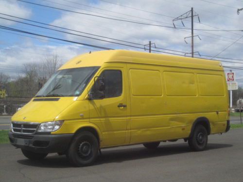 2003 dodge sprinter 2500 extended hi-top cargo van diesel runs great only 117k!!