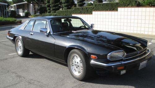 1986 jaguar xjs coupe 2-door 5.3l v12, black