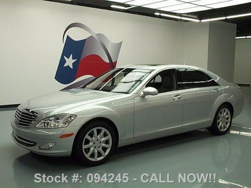 2007 mercedes-benz s550 vent seats sunroof nav dvd 18k texas direct auto