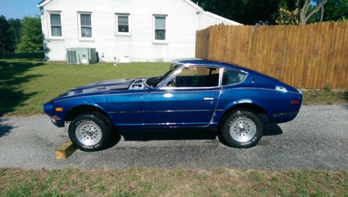 1971 datsun 240z solid frame rails rolling chassis enkei wheels