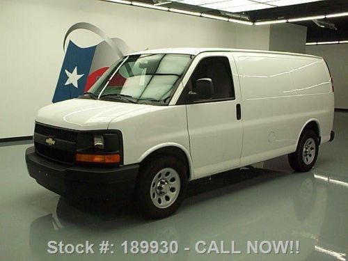 2012 chevy express 1500 cargo van v6 partition only 13k texas direct auto