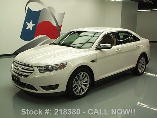 2013 ford taurus limited nav rear cam vent seats 37k mi texas direct auto