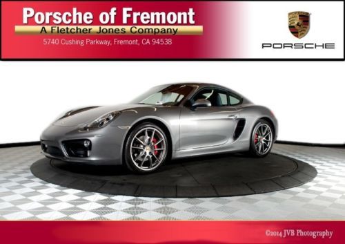 2014 porsche cayman s, one owner, low miles, sport chrono pkg!