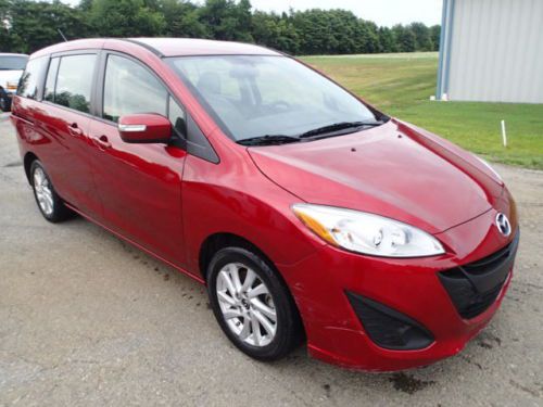 2013 mazda 5, salvage, damaged, runs and drives, wrecked, damaged