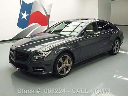 2012 mercedes-benz cls550 p1 sunroof nav rear cam 37k texas direct auto