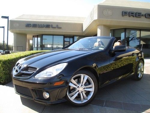 2011 slk300 convertible navigation harman kardon low miles!