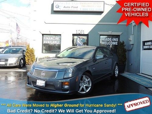 05 cadillac cts-v 6-speed manual leather sunroof navi xm keyless bose audio fogs