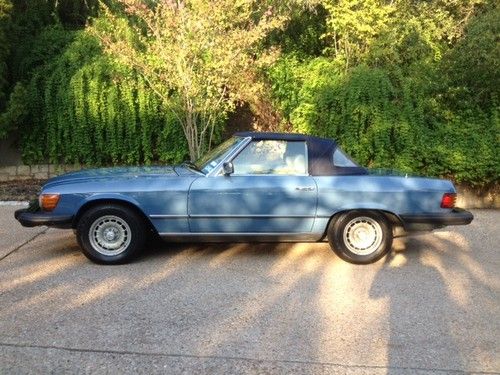 380 sl roadster convertible with hard top and tonneau