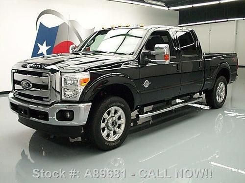 2011 ford f-250 lariat diesel fx4 4x4 sunroof nav 23k! texas direct auto