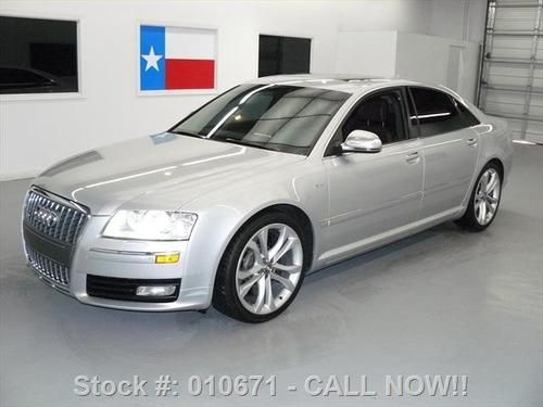 2008 audi s8 quattro awd v10 premium sunroof nav 20's!! texas direct auto