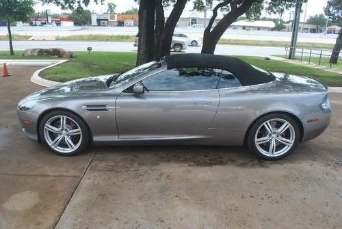 07 aston martin db9 volante' one owner tungsten silver manual trans