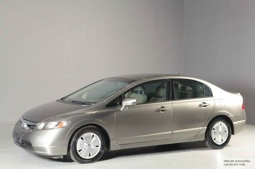 2006 honda civic hybrid cd alloys auto 42 mpg gas saver !