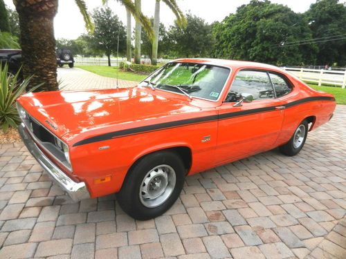 Amazing 1970 plymouth duster, original paint, 41,000 original miles, 318-v8