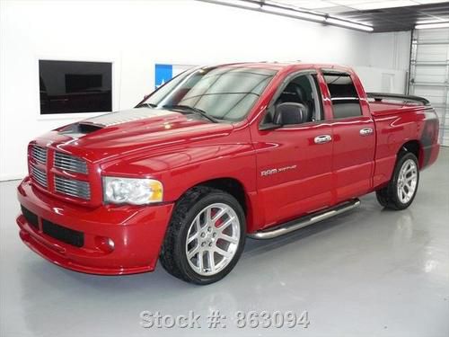 2005 dodge ram 1500 crew srt-10 leather/suede 22's 59k texas direct auto