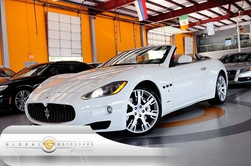 10 maserati granturismo convertible 1-own 7k bose navi pdc 20in-trident-whls