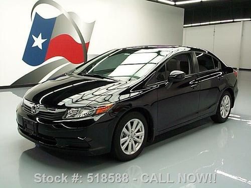 2012 honda civic ex-l heated leather sunroof nav 17k mi texas direct auto