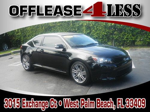 2012 scion tc 4 door manual trans black on gray 1 owner clean car fax