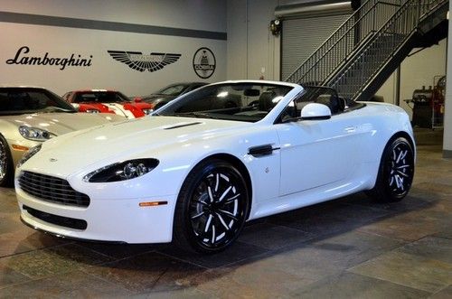 2011 aston martin vantage v8 n420 roadster white 4.7l v8 nav leather sport