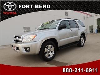 2008 toyota 4runner rwd 4dr v6 sr5 abs alloy cruise bags cd mp3 leather moonroof