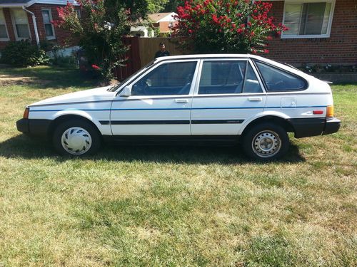 1984 toyota corolla white 4 door sedan rare antique diesel 5 speed original good