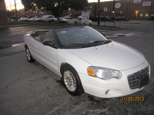 2006 chrysler sebring touring convertible 2-door 2.7l