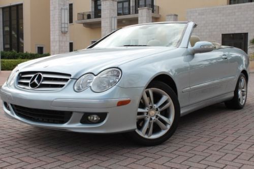 2008 mercedes clk350 convertible premium 1 pkg, clean carfax