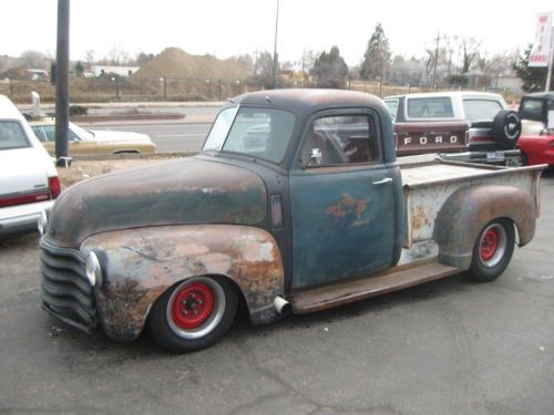 1950 chevy 3100 rat rod pickup