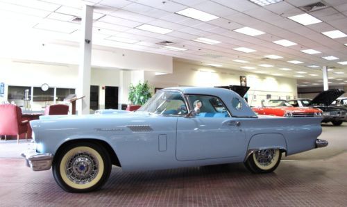 1957 ford thunderbird &#034;e-bird&#034; - factory invoice - 312cid/dual quad - stunning