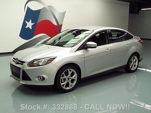 2013 ford focus titanium htd leather nav rear cam 5k mi texas direct auto