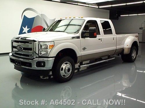 2012 ford f-350 lariat diesel drw 4x4 sunroof nav 19k texas direct auto