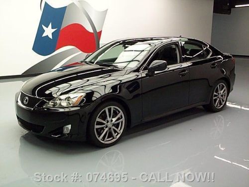 2008 lexus is250 sedan sunroof auto vent seats 62k mi texas direct auto