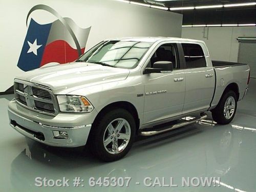 2011 ram big horn crew hemi 4x4 side steps 20&#039;s 27k mi texas direct auto