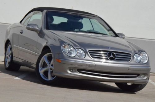 2005 mercedes benz clk320 convertible lth/htd seats $499 ship