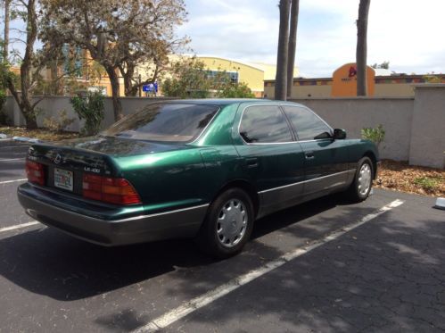 1996 lexus ls400 (two tones color: green/gray) one owner, garage kept