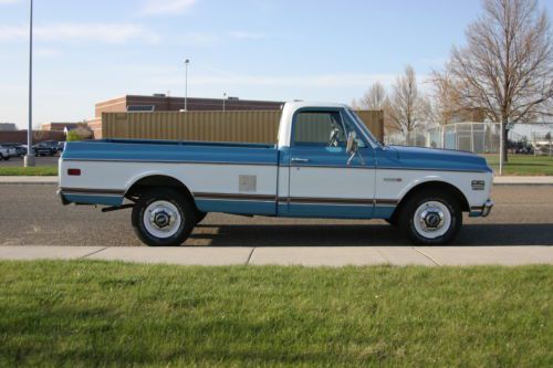 1972 chevrolet c20 cheyenne 2 owner low mileage truck