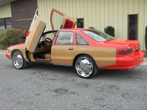 1994 chevrolet caprice classic- 4-dr,  lt1-5.7l w/lambo doors &amp; 22" rims