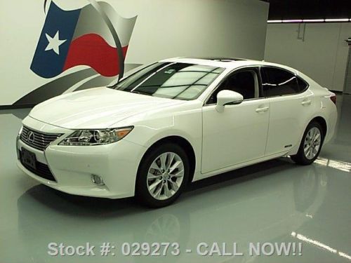 2013 lexus es300h hybrid luxury leather sunroof nav 16k texas direct auto