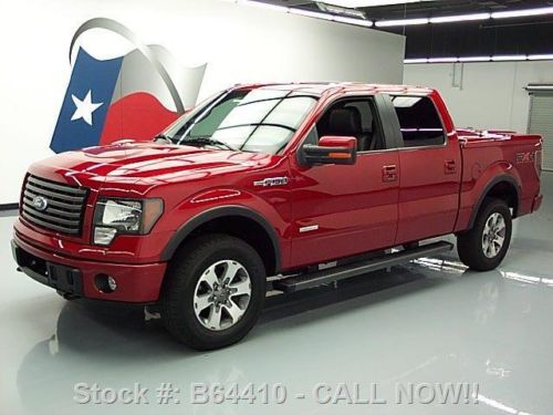 2011 ford f150 crew ecoboost fx4 4x4 leather nav 33k mi texas direct auto