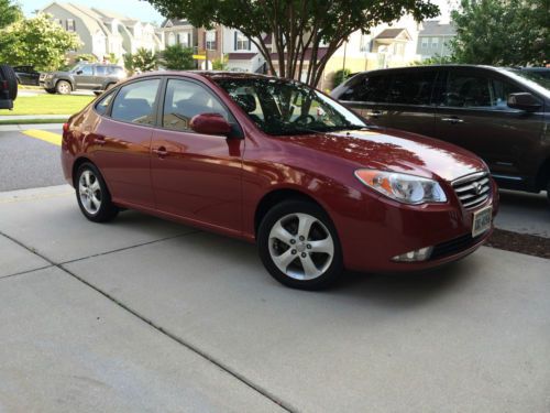 2009 hyundai elantra se - red, excellent condition