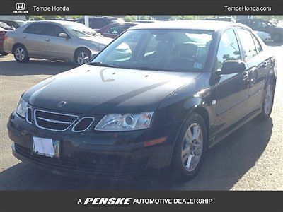 Saab 9-3 4dr sdn auto sedan automatic gasoline 2.0l dohc mpfi turbocharg black