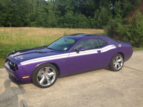 2013 dodge challenger r/t classic plum crazy 20&#039;s keyless go leather roof hemi!!