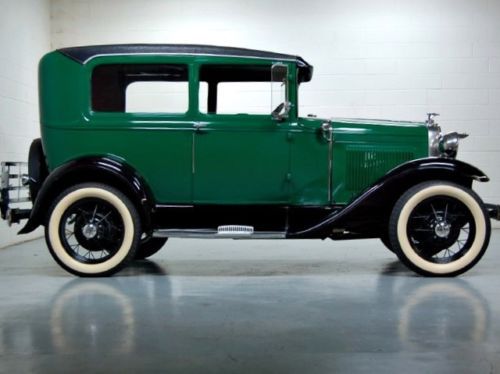 Restoration tudor 2 door sedan model a whitewall flat head