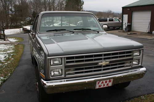 2 owner 1986 silverado 4x4 short bed all factory 92000 miles