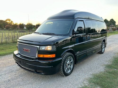 2016 gmc savana conversion van, majestic ssx, loaded, lwb 9 passenger