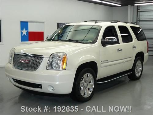 2008 gmc yukon slt sunroof nav dvd rear cam 20's 58k mi texas direct auto